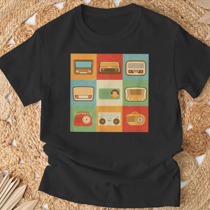Vintage Retro Music Radio T-Shirt Geschenke für alte Männer