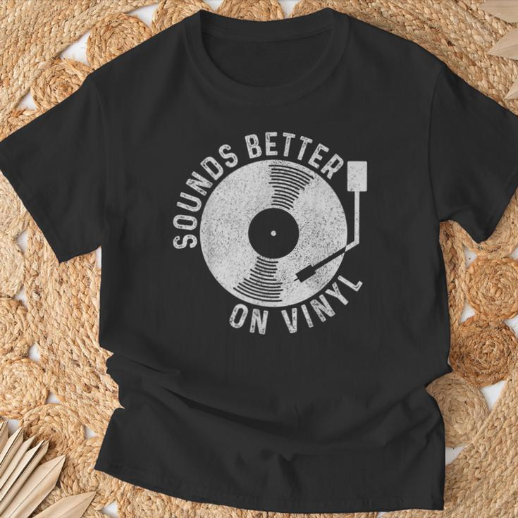 Vinyl Records Dj Records Retro T-Shirt Geschenke für alte Männer