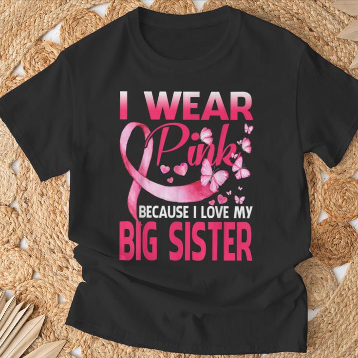 Big Sister Gifts, Pink Ribbon Shirts