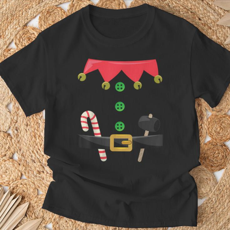 Weihnachtself Kostüm Wichtel Elf Lustige Weihnacht T-Shirt Geschenke für alte Männer