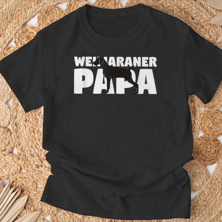 Weimaraner Geschenk Für Hund Papa Weimaraner Papa T-Shirt Geschenke für alte Männer