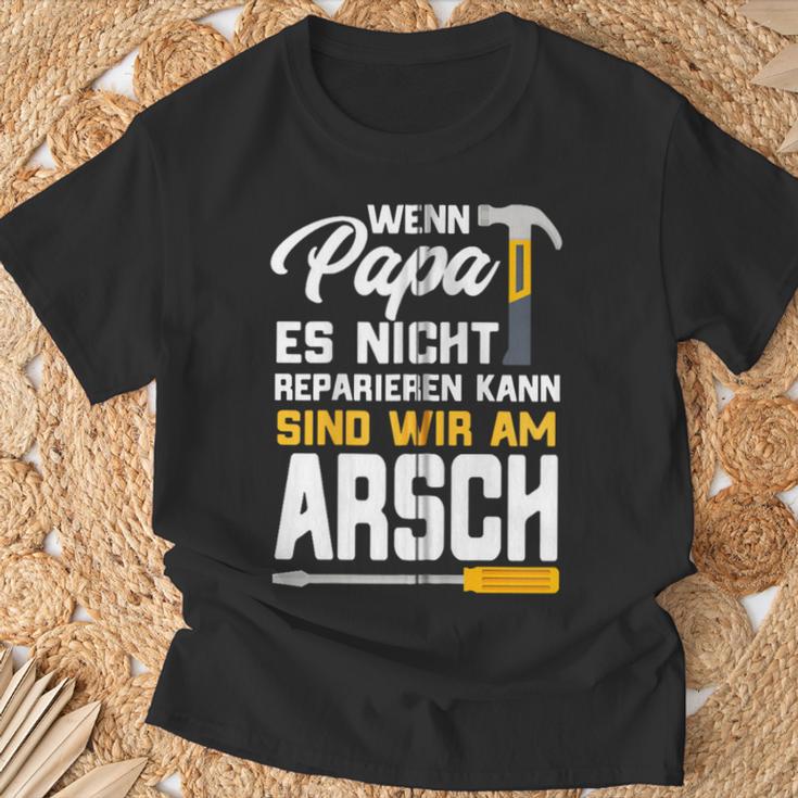 Wenn Papa Es Nicht Reparieren Kann Geschenk Papa Handwerker Kapuzenjacke T-Shirt Geschenke für alte Männer