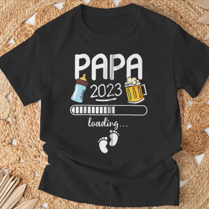 Werdende Papa Geschenk Für Werdendeater Papa 2023 Loading Kapuzenjacke T-Shirt Geschenke für alte Männer