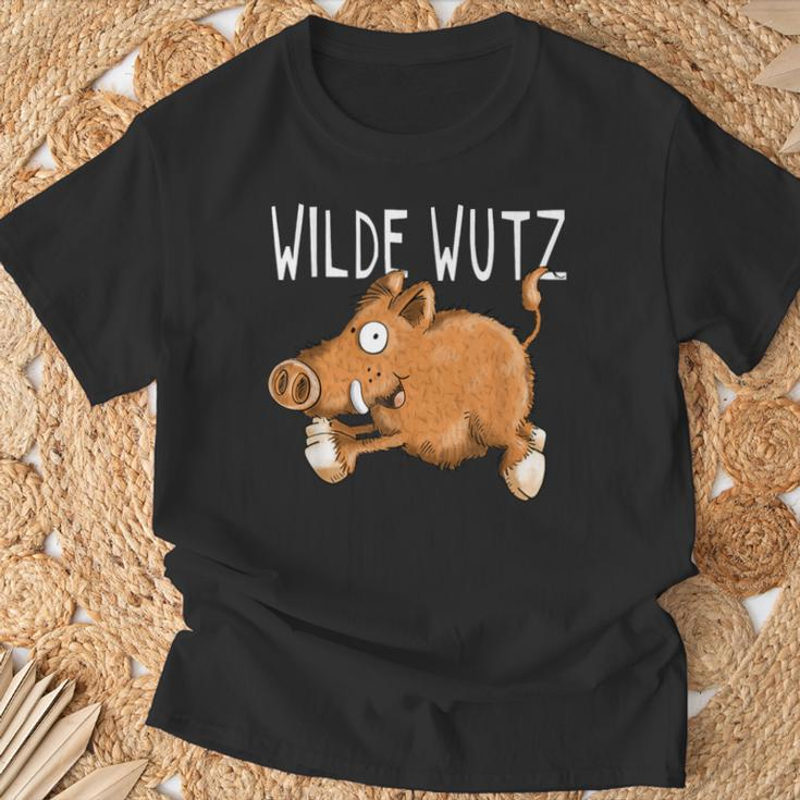 Wilde Pig I Keiler Wild Boar Wildsau Fun T-Shirt Geschenke für alte Männer