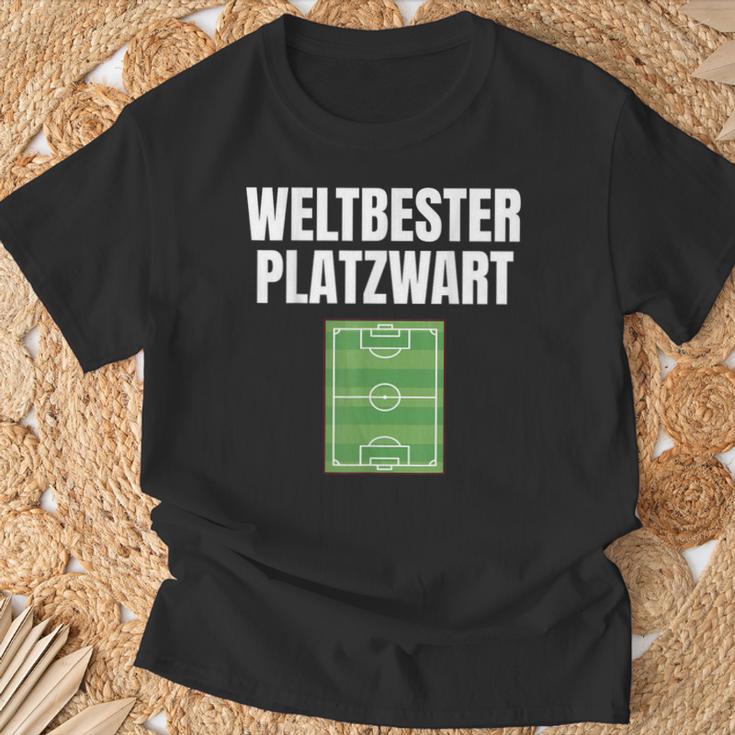 Worlds Best Platzwart Greenkeeper Football Pitch T-Shirt Geschenke für alte Männer