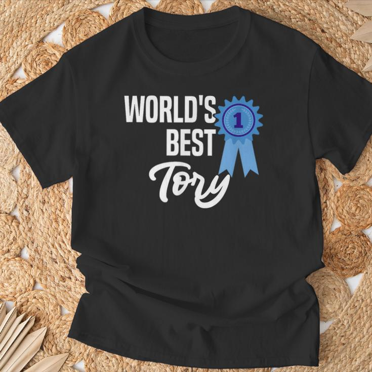 World's Best Tory Name Personalized T-Shirt Gifts for Old Men