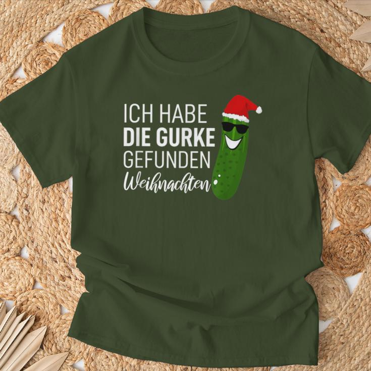 Christmas Cucumber Ich Habe Die Gurke Gefen Ich Habe Die Guarke Find T-Shirt Geschenke für alte Männer