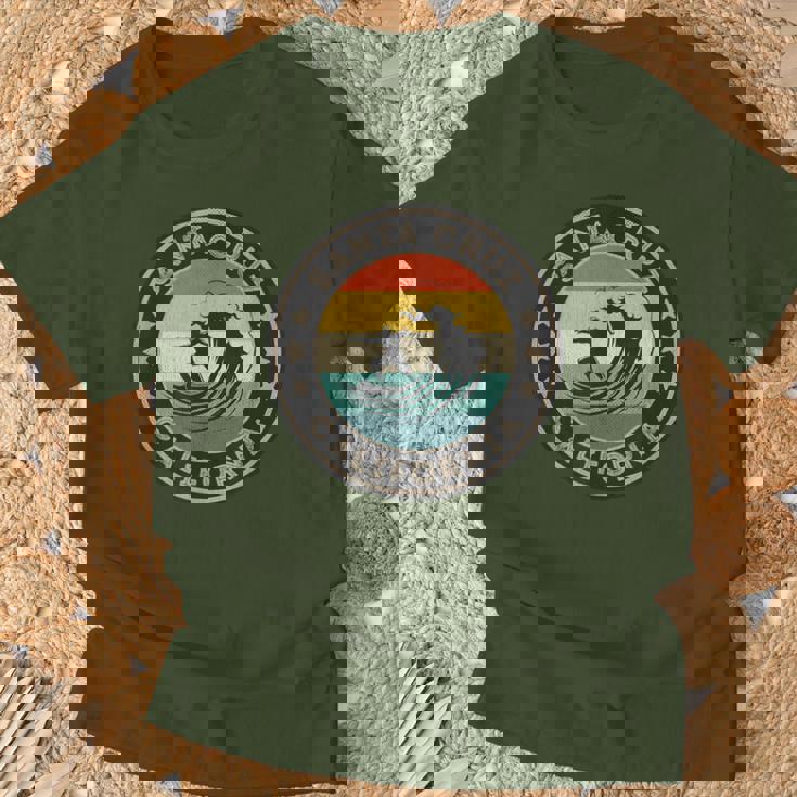 De Surf De Córcega Santa Cruz California Usa Camiseta unisex Regalos para ancianos
