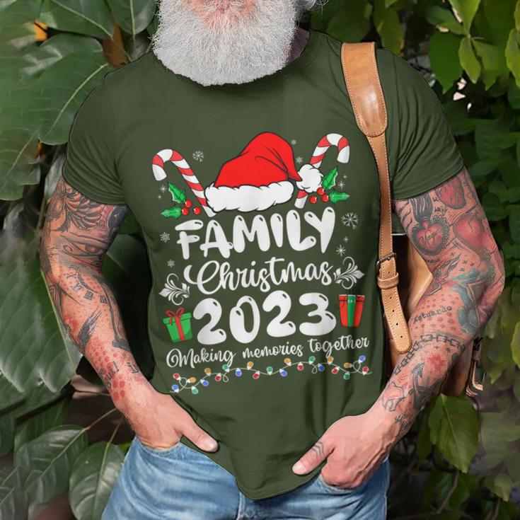 Family Christmas 2023 Matching Squad Santa Elf Xmas T-Shirt Gifts for Old Men