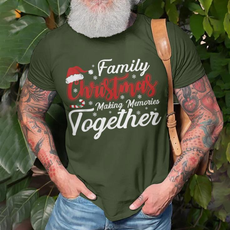 Family Christmas Making Memories Together Christmas T-Shirt Gifts for Old Men