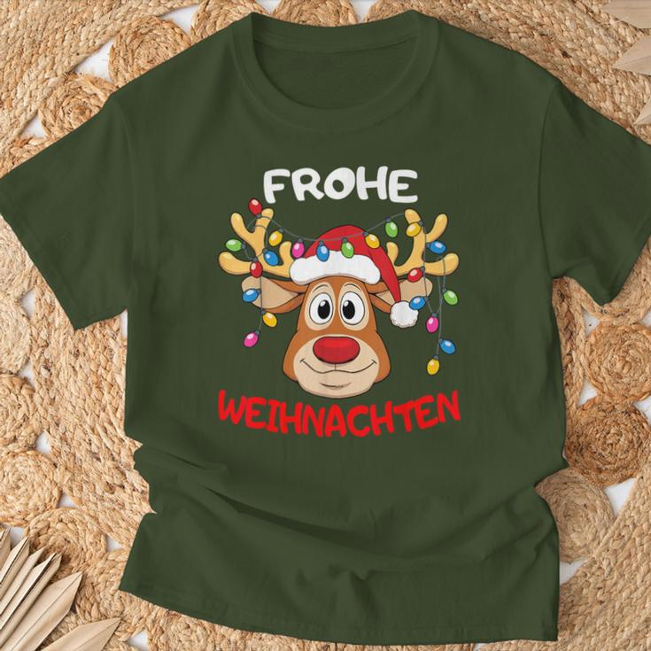 Reindeer Merry Christmas T-Shirt Geschenke für alte Männer