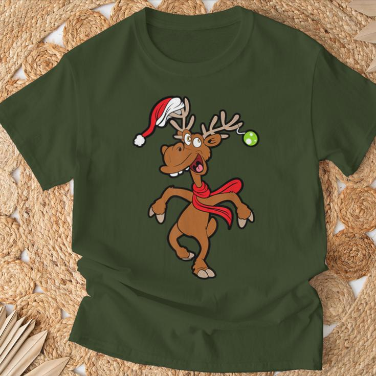 Reindeer Rudolf Christmas Xmas T-Shirt Geschenke für alte Männer