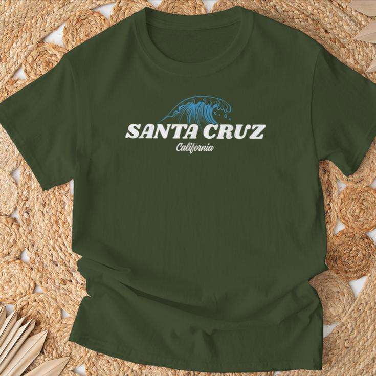 Santa Cruz California Vintage Retro 80S Surfer T-Shirt Geschenke für alte Männer