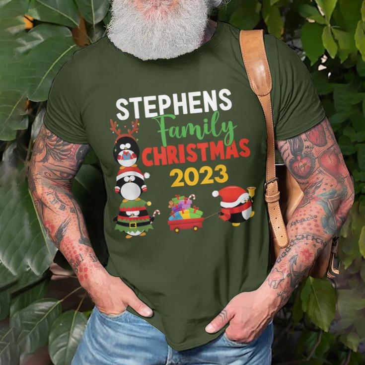 Stephens Family Name Stephens Family Christmas T-Shirt Gifts for Old Men