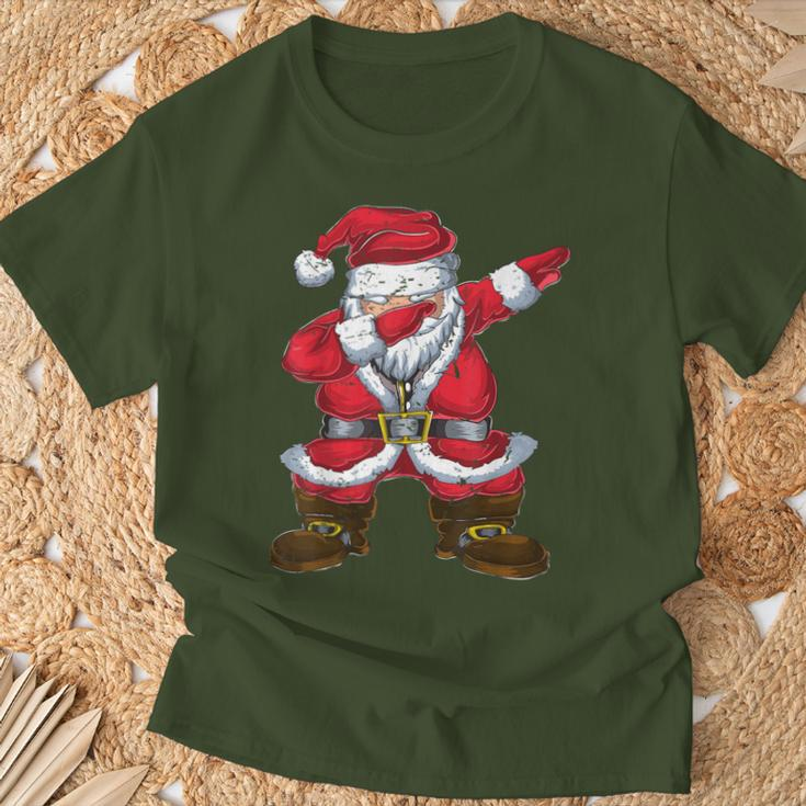 Tanzender Santa Claus Dabbing Weihnachtsmann Weihnachten T-Shirt Geschenke für alte Männer