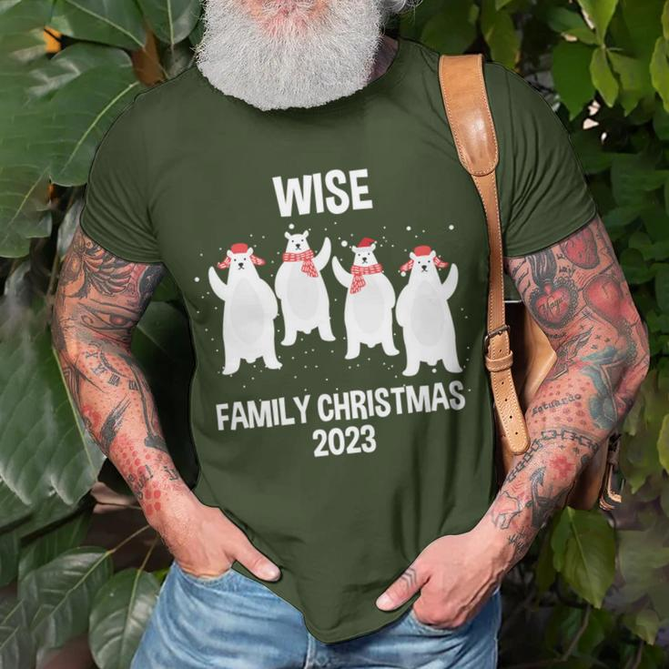 Wise Family Name Wise Family Christmas T-Shirt Gifts for Old Men