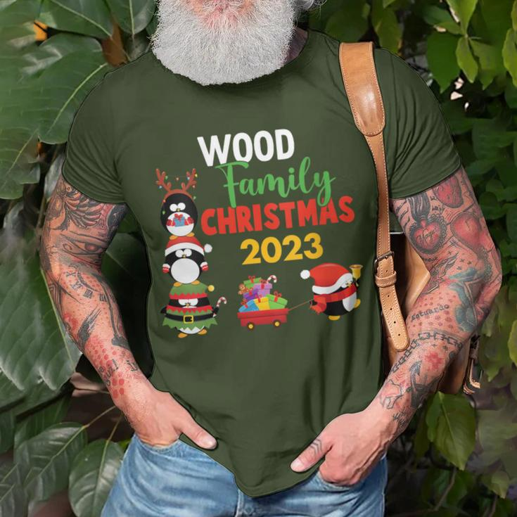 Wood Family Name Wood Family Christmas T-Shirt Gifts for Old Men