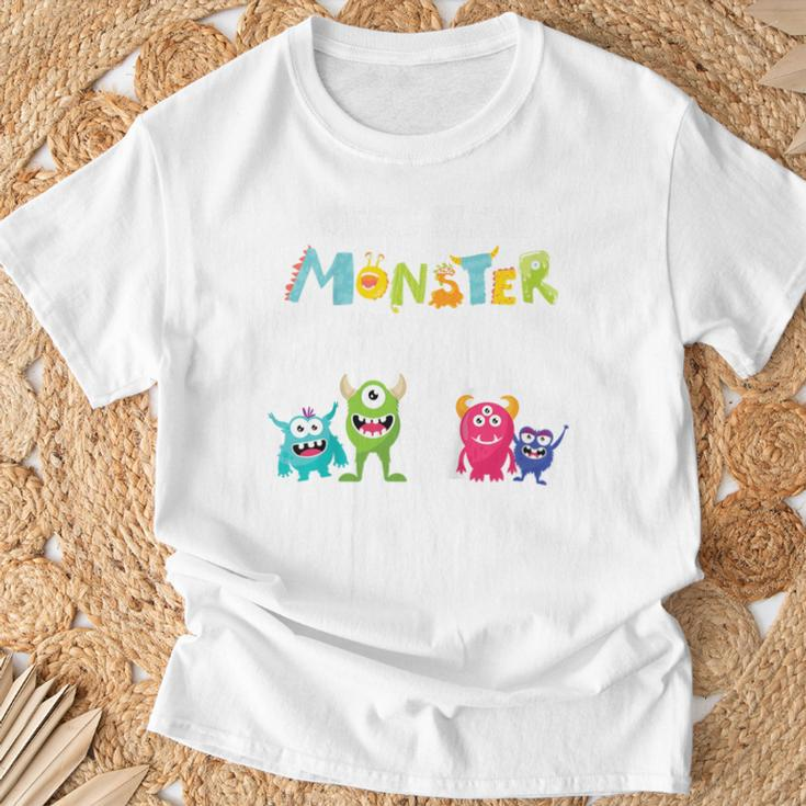 4. Geburtstag T-Shirt, Ich Bin Schon 4 Jahre Monster Motiv Geschenke für alte Männer