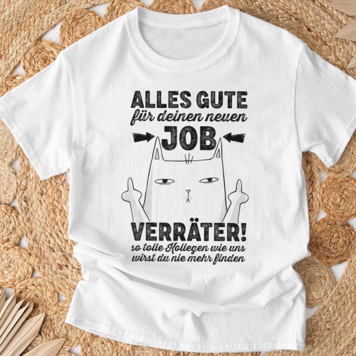 Alles Gute zum neuen Job T-Shirt, Motivationsgeschenk Geschenke für alte Männer