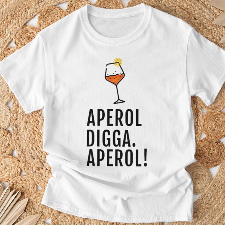 Aperol Digga Aperol Spritz Gray T-Shirt Geschenke für alte Männer