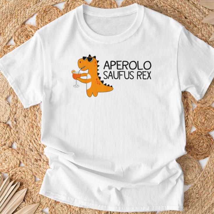 Aperolo Saufus Rex Summer Drinks T-Shirt Geschenke für alte Männer