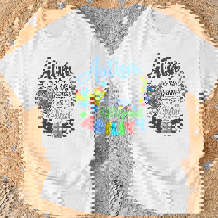 Autismo No Es Una Discapacidad Es Una Habilidad Diferente Camiseta unisex Regalos para ancianos