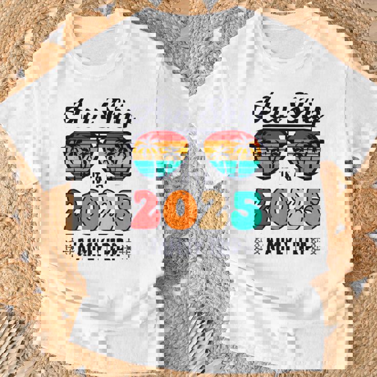 Aw Ship A 2025 Family Trip Family Cruise Group Matching T-Shirt Gifts for Old Men