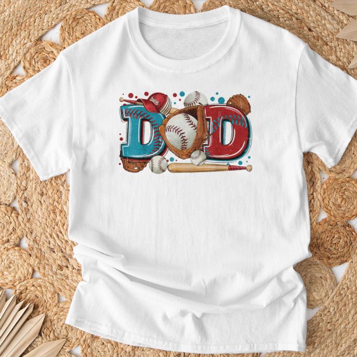 Baseball Papa Papaintageatertag Ball Softball T-Ball T-Shirt Geschenke für alte Männer