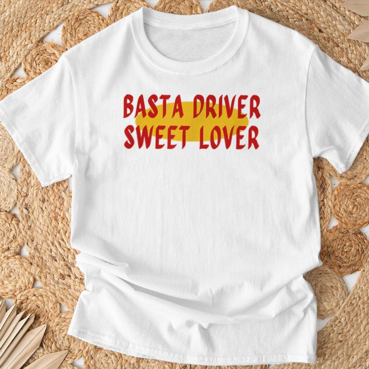 Basta Driver Sweet Lover Jeepney Signage T-Shirt Gifts for Old Men