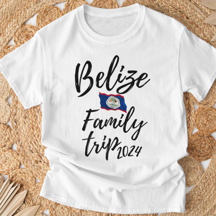 Belize Family Trip 2024 Caribbean Vacation Fun Matching T-Shirt Gifts for Old Men