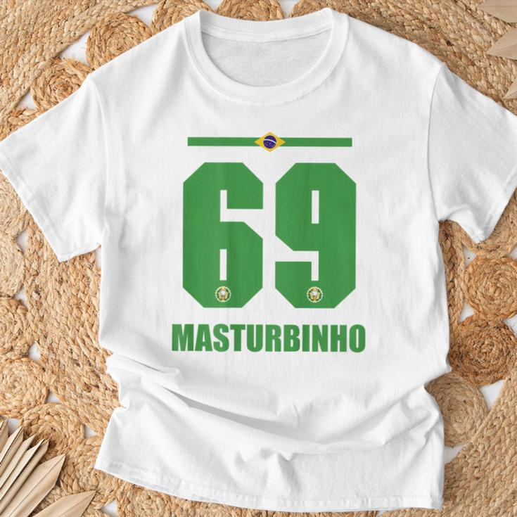 Brazil Sauf Jersey Masturbinho Sun Name T-Shirt Geschenke für alte Männer