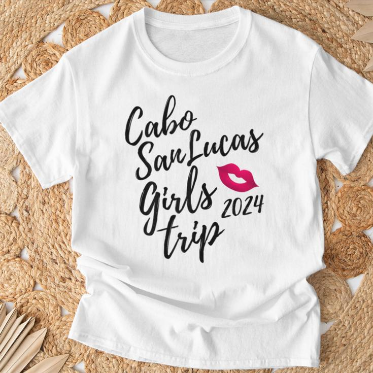 Cabo San Lucas Girls Trip 2024 Fun Matching Mexico Vacation T-Shirt Gifts for Old Men