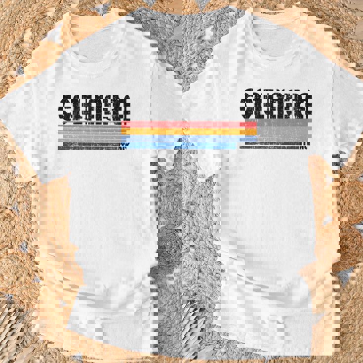 Calimera Italia Retro 70S 80S Style Manga Larga Camiseta unisex Regalos para ancianos