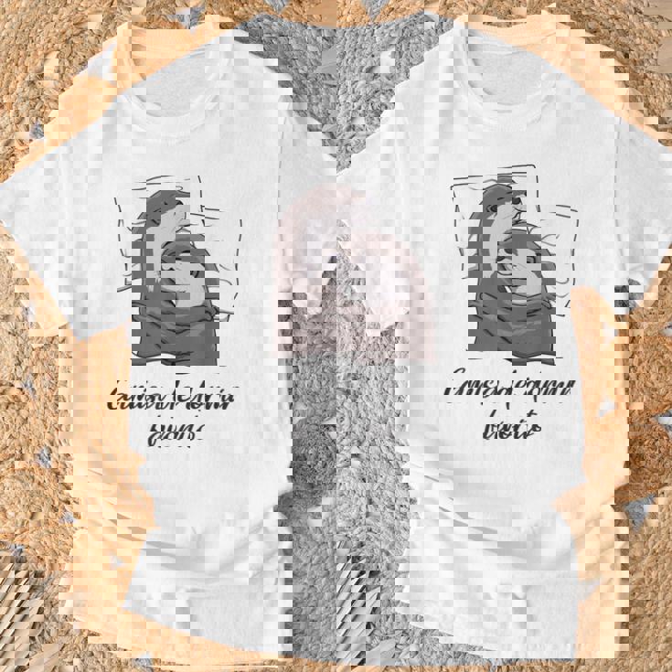 Camisa De Dormir Nutria Pijama Nutria Camiseta unisex Regalos para ancianos