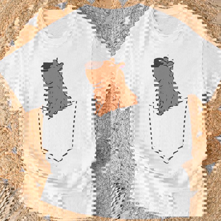 Capibara Lindo Capibara Divertido Camiseta unisex Regalos para ancianos