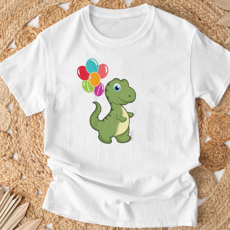 Children's 2Nd Birthday Ich Bin Schon 2 Jahre Dinosaur T-Shirt Geschenke für alte Männer