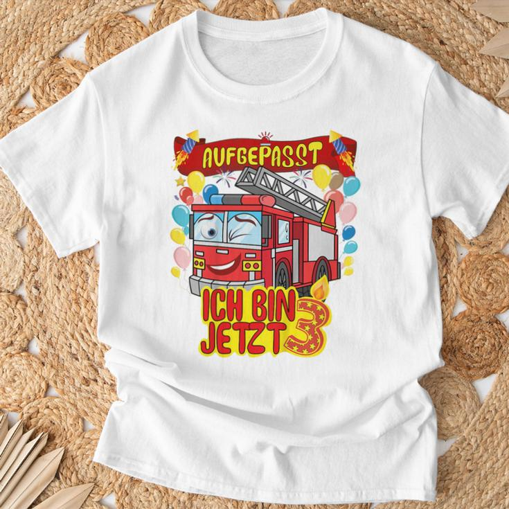 Children's Ich Bin Jetzt 3 Feuerwehr T-Shirt Geschenke für alte Männer