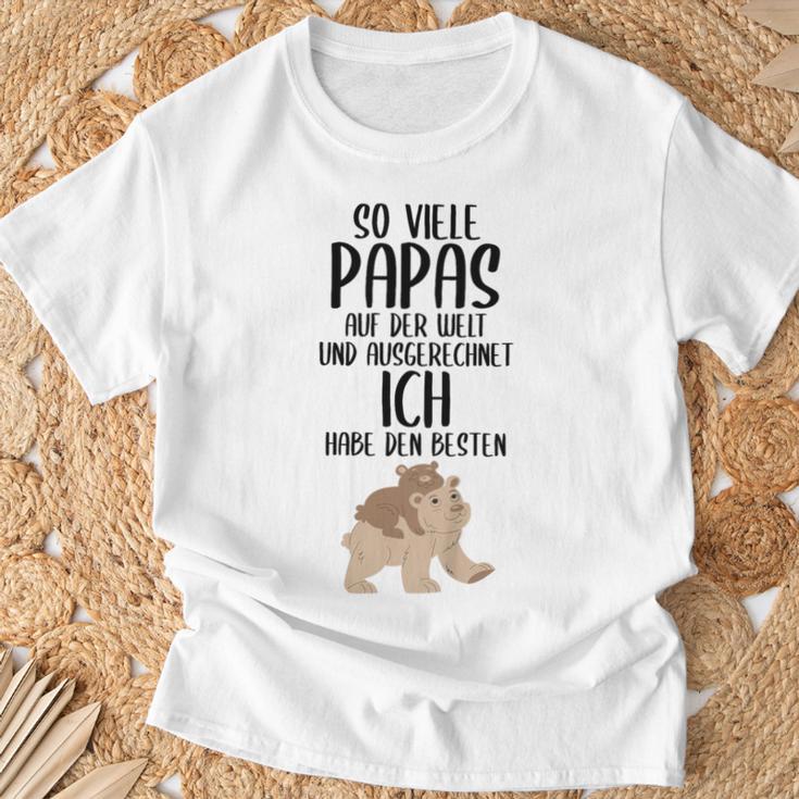 Children's Ich Habe Den Beste Papa Der Welt Ich 80 T-Shirt Geschenke für alte Männer