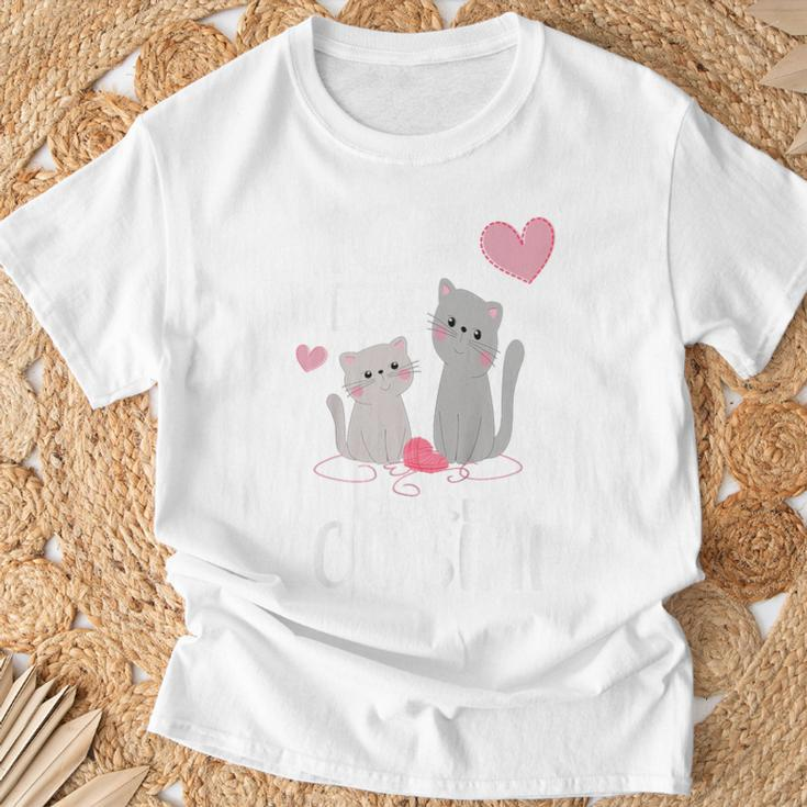Children's Large Cousin Kitten Ich Werde Große Cousin T-Shirt Geschenke für alte Männer