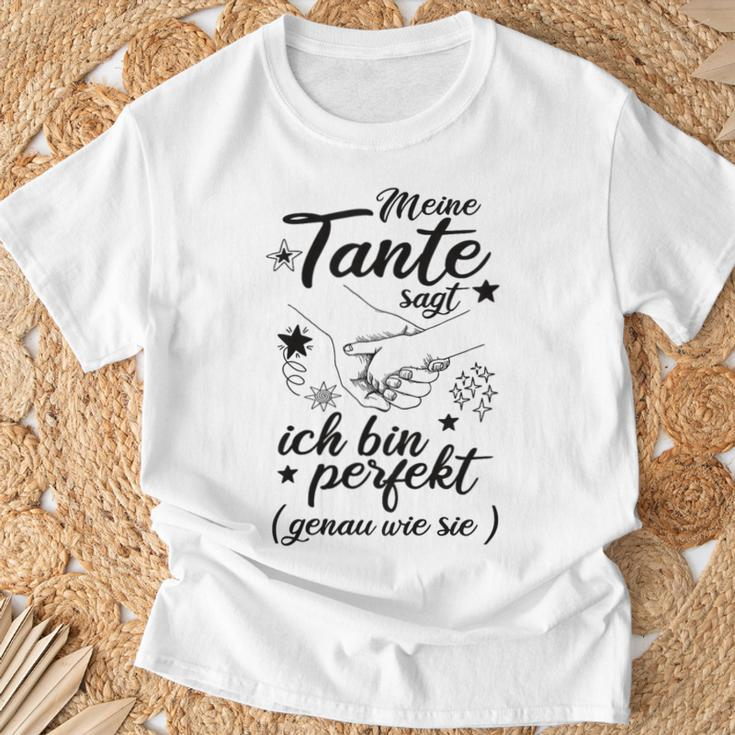 Children's Meine Tante Sagt Ich Bin Perfekt Von Tante Für Niche T-Shirt Geschenke für alte Männer