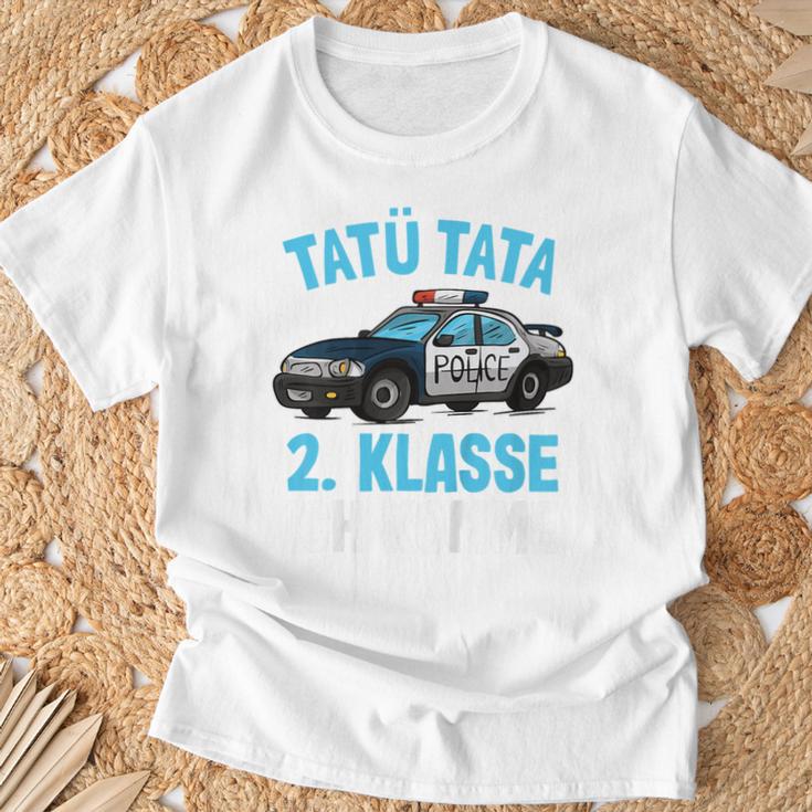 Children's Tatü Tata 2 Class Ich Komme School Boys Police 80 T-Shirt Geschenke für alte Männer