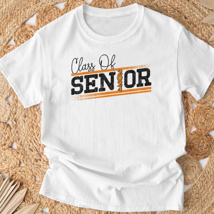 Class Of 2024 Seniors High School College Student Graduation T-Shirt Gifts for Old Men