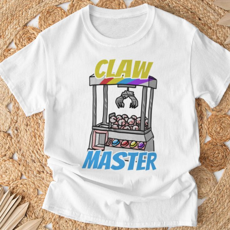 Classic Arcade Gamer Enthusiast Claw Machine Master T-Shirt Gifts for Old Men