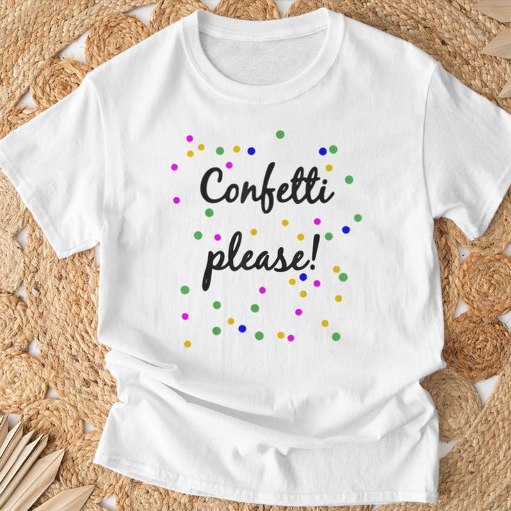 Confetti Please Confetti Please T-Shirt Geschenke für alte Männer