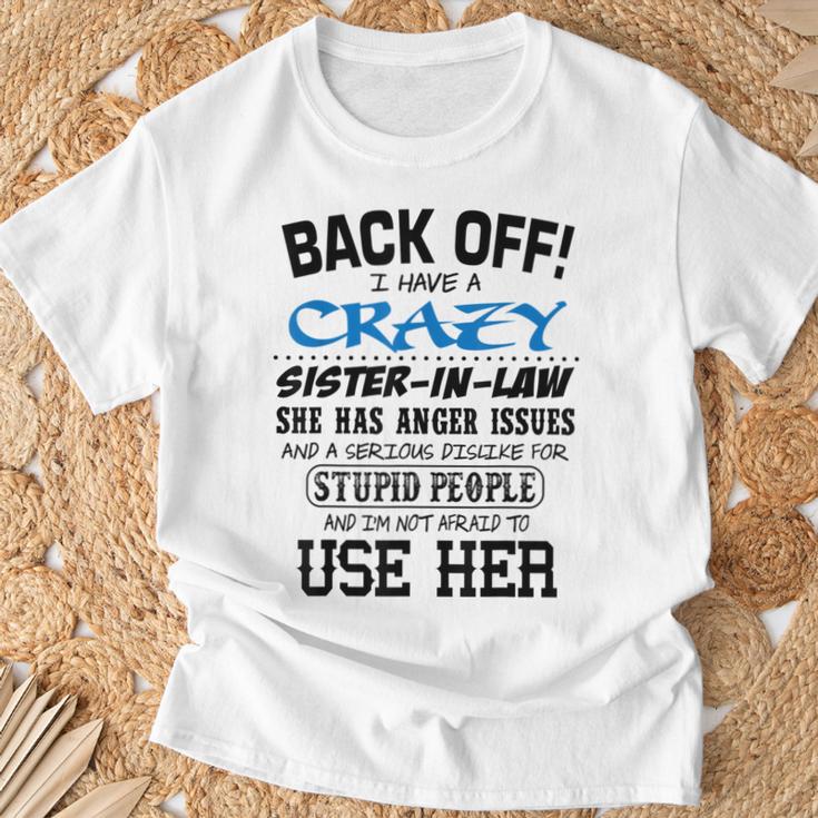 Crazy Sister Gifts, Sister In Law Shirts