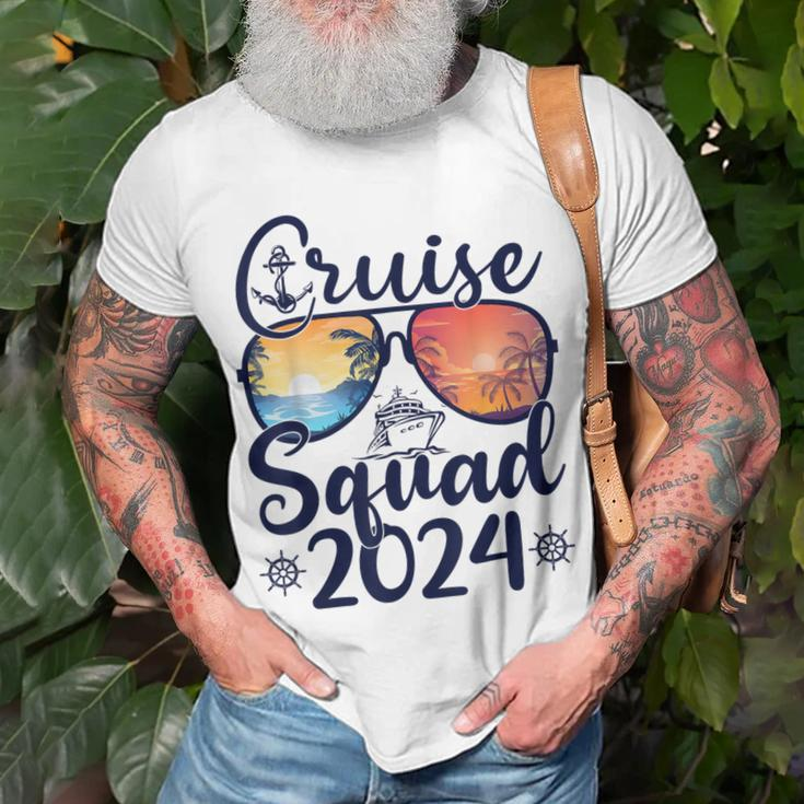 Cruise Squad 2024 Summer Vacation Matching Family Cruise T-Shirt Gifts for Old Men