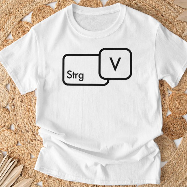 CtrlV Copy Paste Partner Look T-Shirt Geschenke für alte Männer