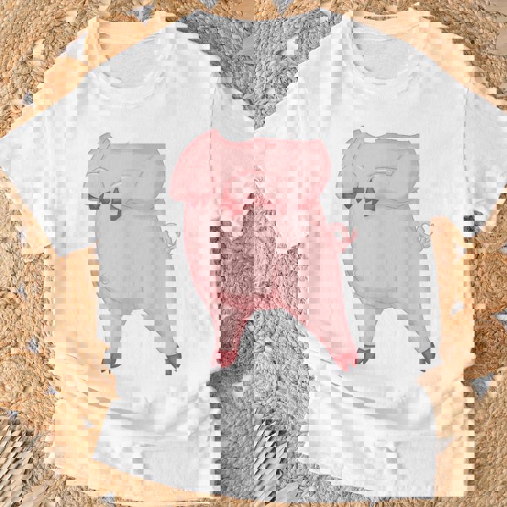 De Cerdo Para Disfraz De Cerdo Camiseta unisex Regalos para ancianos