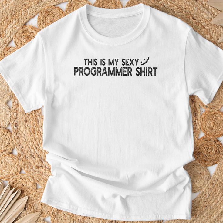 Dies Ist Mein Sexy Programmer Computer Programmer T-Shirt Geschenke für alte Männer