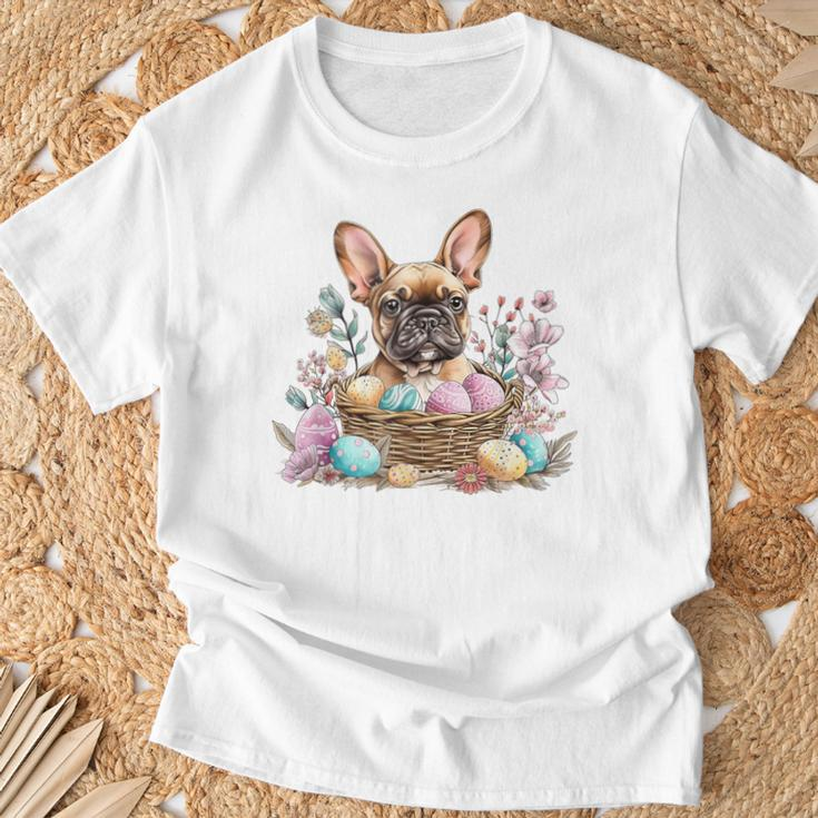 Easter French Bulldog Cool Easter Happy Easter T-Shirt Gifts for Old Men
